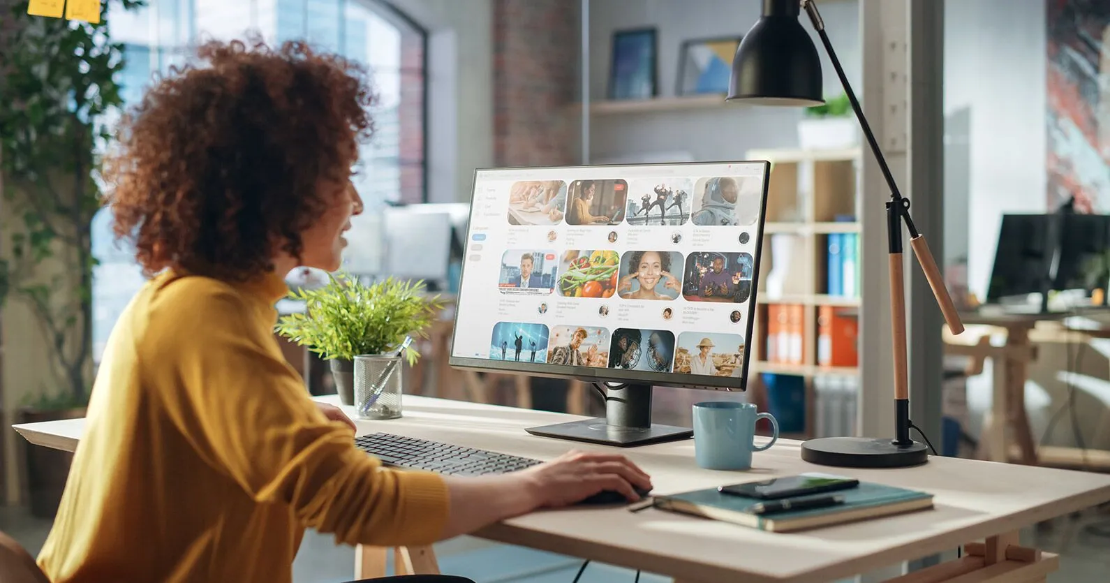 woman-posting-social-media-videos Woman posting social media videos
