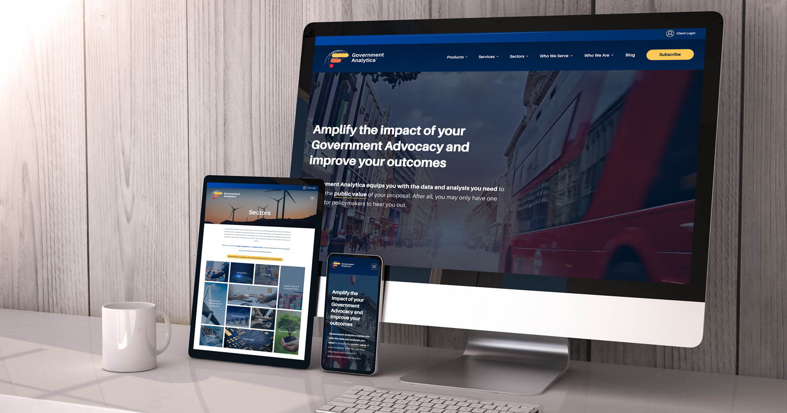Answers to the Top 6 Questions About Digital Marketing 2 Image showing a website displayed on different screens
