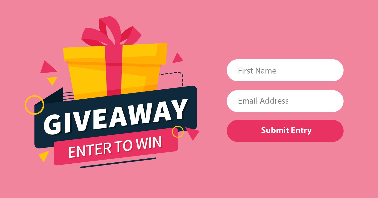 10 Simple Strategies for Building Your Best Email Subscriber List 5 picture of a sample contest sign up form