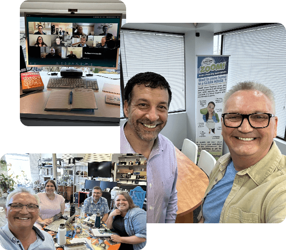 Jonathan meeting our Aldergrove clients Multiple photos of Jonathan from We Make Stuff Happen meeting clients from Aldergrove