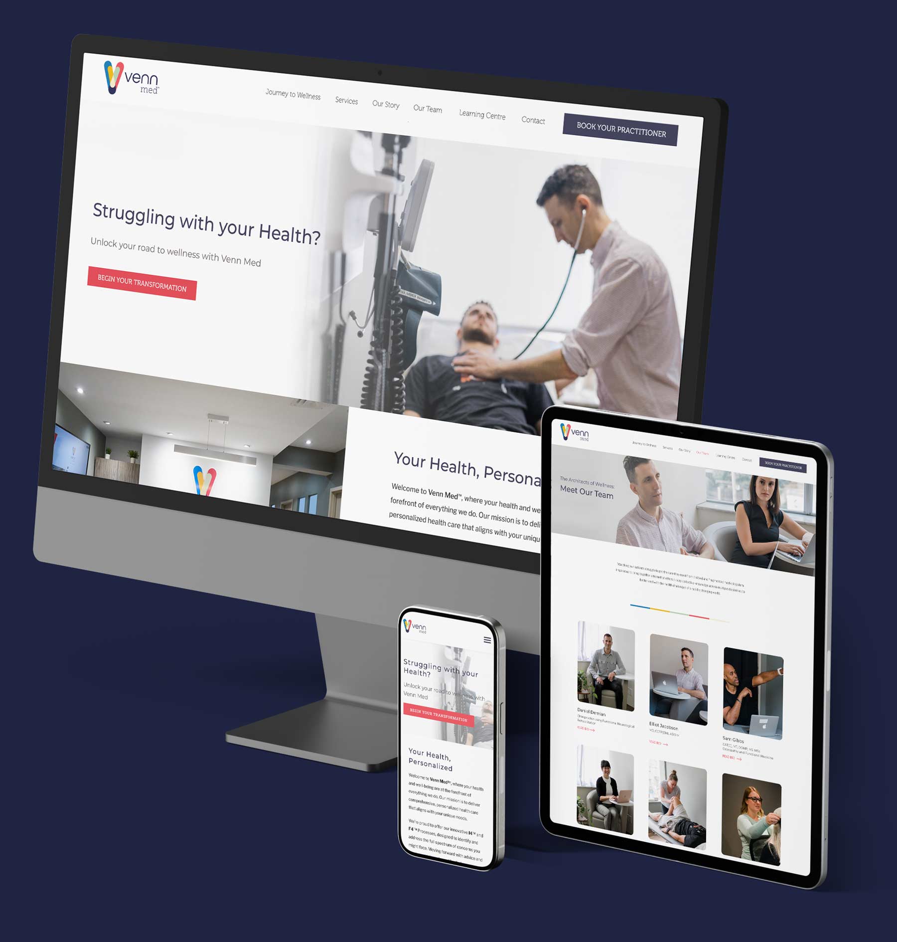 Showcase VennMed website