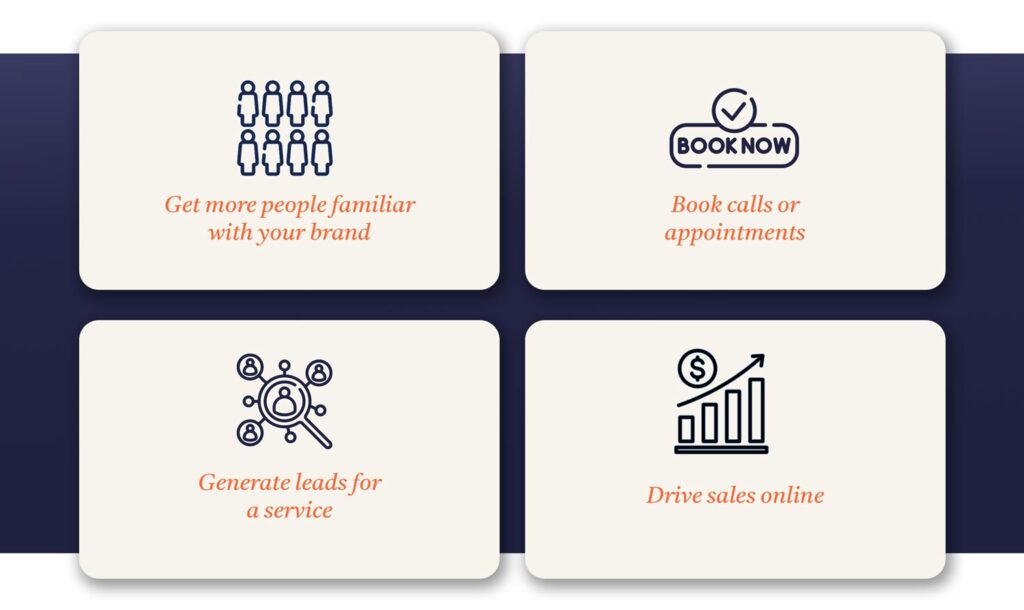 How To Run Meta Ads For Your Small Business 1 Start With a Clear Goal Not a Guess