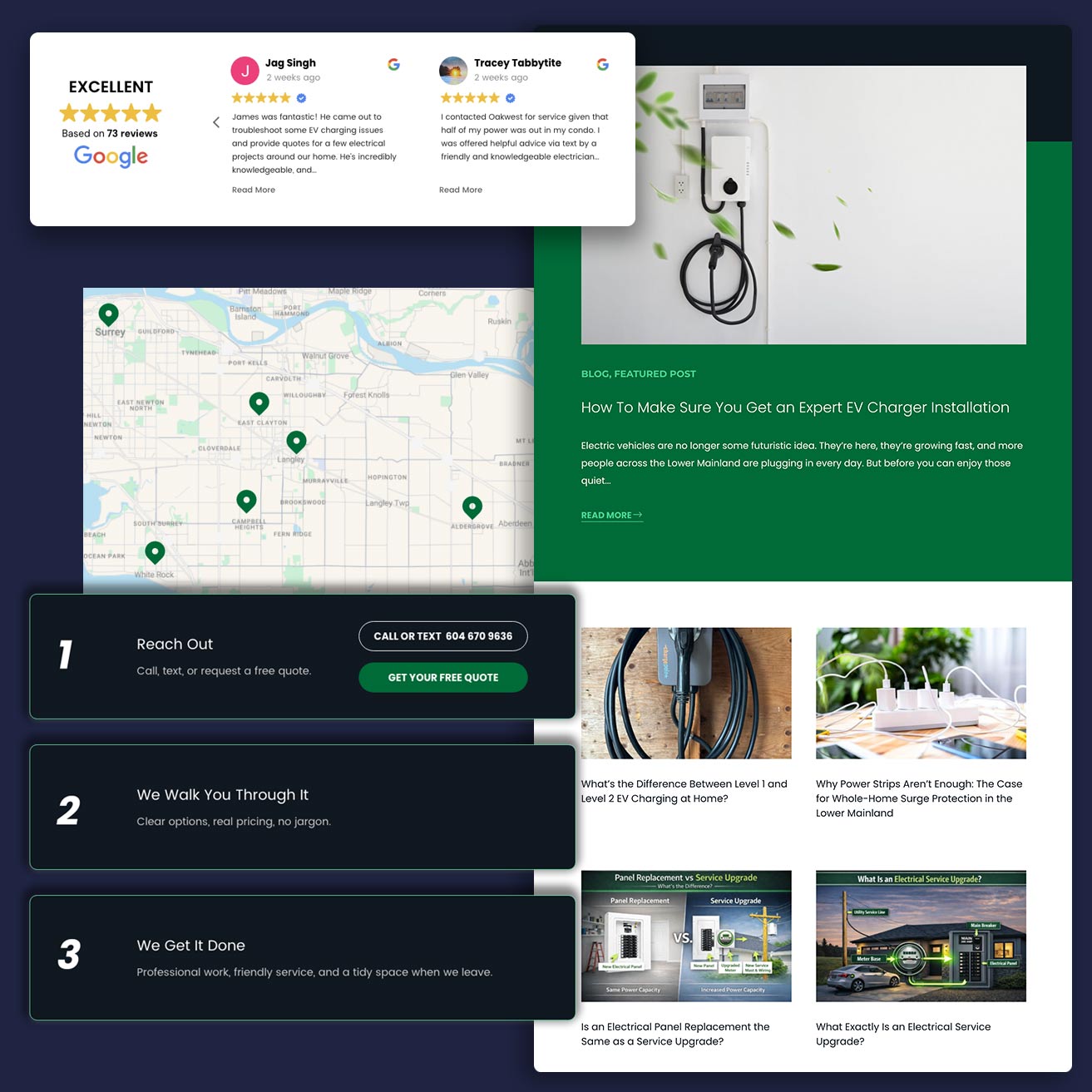 Showcase Oakwest blog and SEO