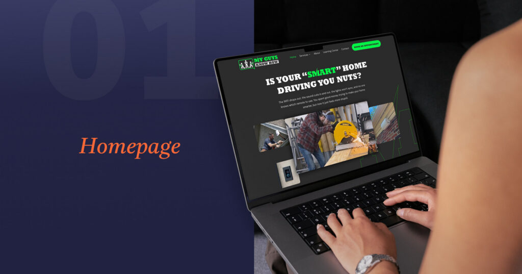 5 Website Pages Every Service Business Needs 2 Home page