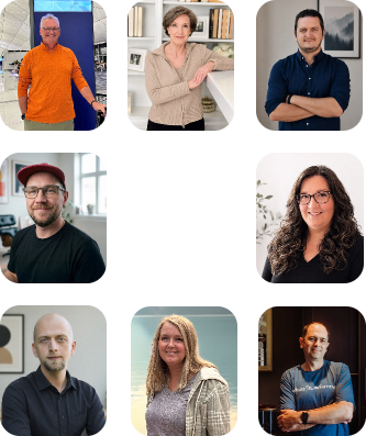 wmsh-team-ai Collage of We Make Stuff Happen digital marketing team profile photos